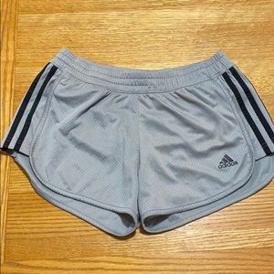 Adidas Grey/Black Running Shorts Size S
